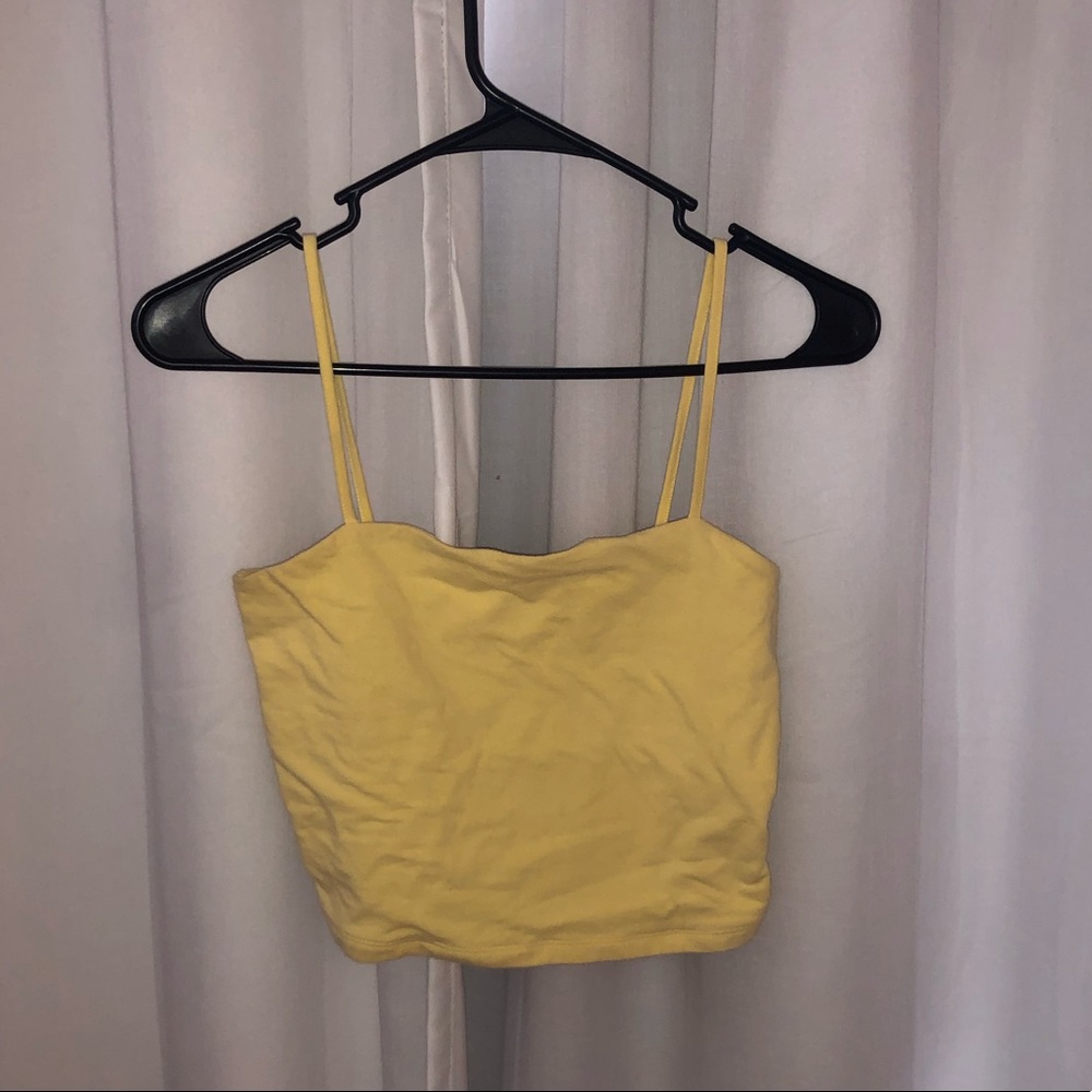 PacSun Yellow Crop Top